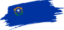 The Flag of Nevada Brushed