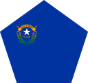 The Flag of Nevada Pentagon