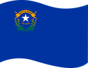 The Flag of Nevada Wavy I