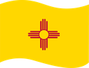 The Flag of New Mexico Wavy I
