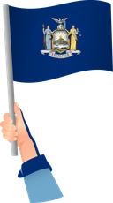 The Flag of New York Handheld