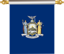 The Flag of New York Hanging Banner IV