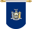 The Flag of New York Hanging Banner II