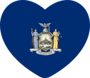 The Flag of New York Heart