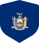 The Flag of New York Shielded I