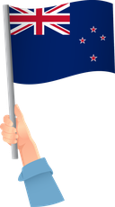 The Flag of New Zealand Handheld