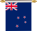 The Flag of New Zealand Hanging Banner IV