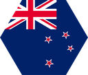 The Flag of New Zealand Hexagon I