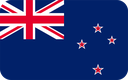 The Flag of New Zealand Rounded Rectangle