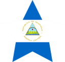 The Flag of Nicaragua Star