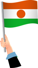 The Flag of Niger Handheld