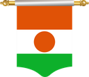 The Flag of Niger Hanging Banner I