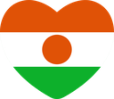 The Flag of Niger Heart