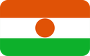 The Flag of Niger Rounded Rectangle