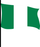 The Flag of Nigeria Pole Flag III