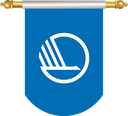 The Flag of Nordic Council Hanging Banner II