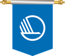 The Flag of Nordic Council Hanging Banner III