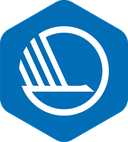 The Flag of Nordic Council Rounded Hexagon