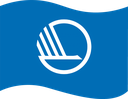 The Flag of Nordic Council Wavy I