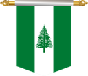 The Flag of Norfolk Island Hanging Banner III