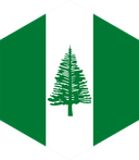 The Flag of Norfolk Island Hexagon II