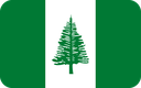 The Flag of Norfolk Island Rounded Rectangle