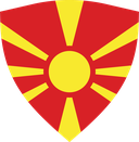 The Flag of North Macedonia Shielded II