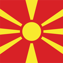 The Flag of North Macedonia Square