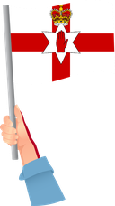 The Flag of Northern Ireland Handheld