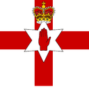 The Flag of Northern Ireland Rounded Square