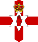 The Flag of Northern Ireland Shielded I