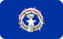 The Flag of Northern Mariana Islands Rounded Rectangle