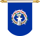 The Flag of Northern Mariana Islands Hanging Banner II