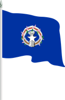 The Flag of Northern Mariana Islands Pole Flag II