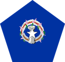 The Flag of Northern Mariana Islands Pentagon