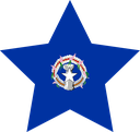 The Flag of Northern Mariana Islands Star