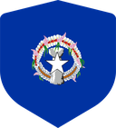 The Flag of Northern Mariana Islands Shielded I