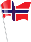 The Flag of Norway Pole Flag I
