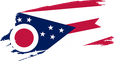 The Flag of Ohio Brushed