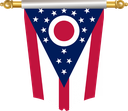The Flag of Ohio Hanging Banner I