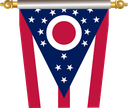 The Flag of Ohio Hanging Banner IV