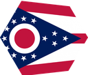 The Flag of Ohio Hexagon I