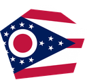 The Flag of Ohio Pentagon
