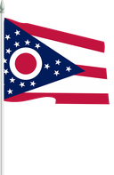 The Flag of Ohio Pole Flag II