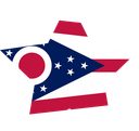 The Flag of Ohio Star