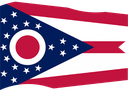 The Flag of Ohio Wavy I