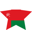 The Flag of Oman Star