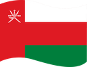 The Flag of Oman Wavy I
