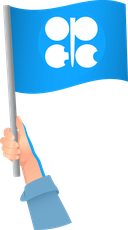 The Flag of OPEC Handheld