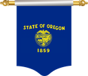The Flag of Oregon Hanging Banner I